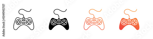 Joy Stick Multiple Style Icon Set Collection 