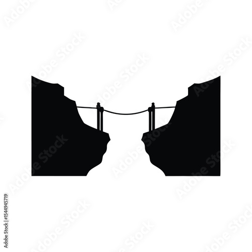 Silhouette vector illustration of people with country map outlines