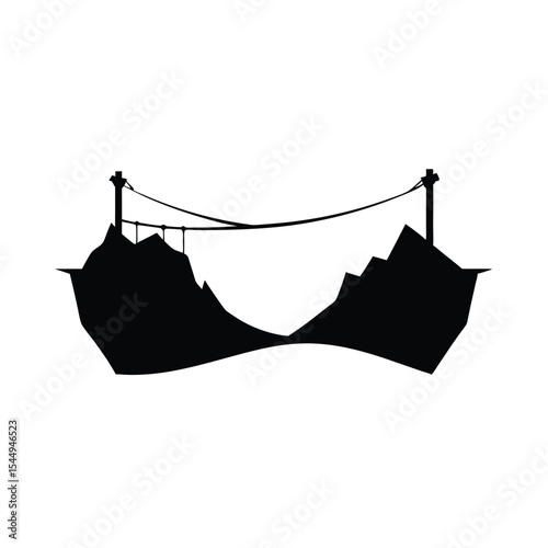 Pink panties and a bikini hang on a laundry line, a vector illustration of summer fashion