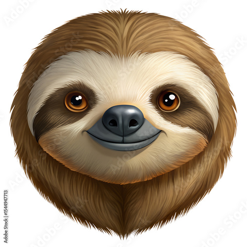 close up of a lion Sloth