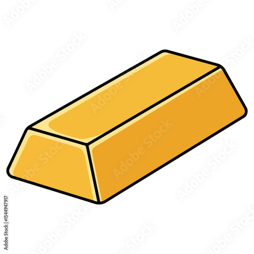 A shiny, solid gold bar or ingot. A powerful symbol of wealth, finance, banking, investment, and precious metals. Great for financial websites, economic news, or luxury concepts.