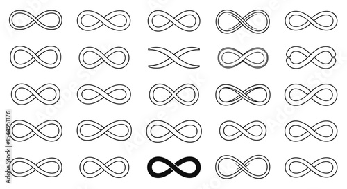 Exploring Mathematical Concept Infinity Across Diverse Visual Representations From Various Perspectives and Symbolic Contexts