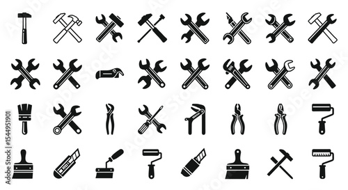 Variety of Tools for Home Improvement and Repair Projects Requiring Manual Skill and Precision