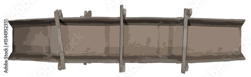 Wooden sluice 
