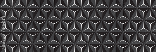 Dark hexagon abstract technology background with bright flashes under the hexagon. Hexagon game vector abstract technology background.
