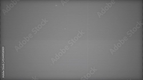 Vintage Old TV Screen Noise with Horizontal Lines, Dust, and Scratches Animation