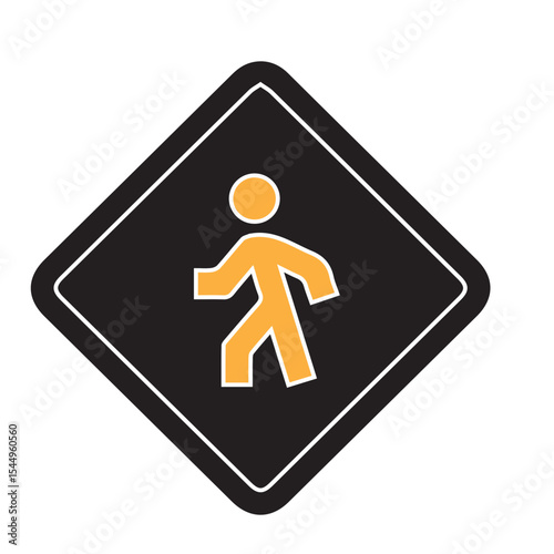 icon pedestrian crossing