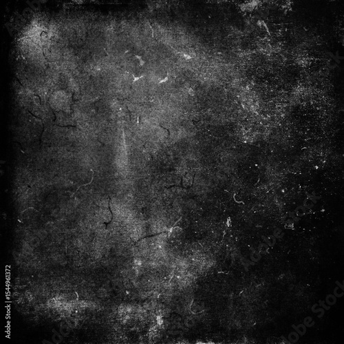 Grey scratched grunge background, obsolete texture, old film effect, copy space