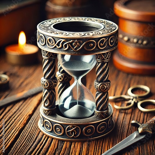 Dwarf Hourglass A sturdy metal hourglass forged by