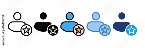Favorite Contacts Icon Element For Design