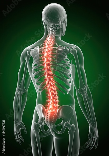 3d rendered illustration of a human body