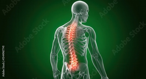 3d rendered illustration of a human body