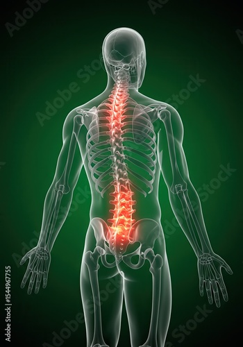 3d rendered illustration of a human body