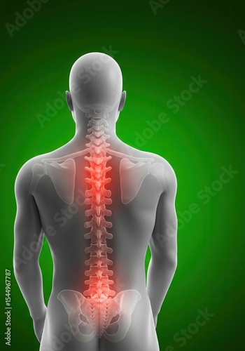 3d rendered illustration of a human body