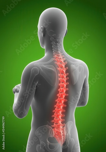 3d rendered illustration of a human body