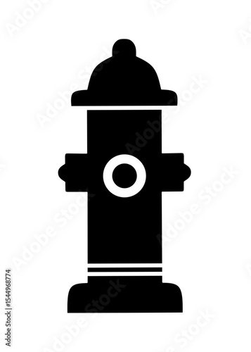 fire hydrant icon vector with trendy design