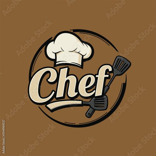 Chef logo design. Restaurant logo