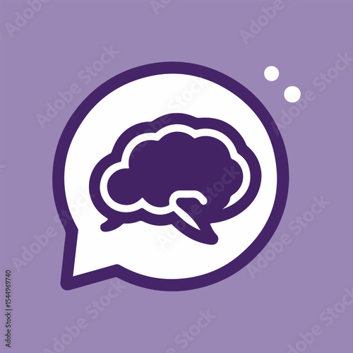 World Alzheimer’s Day Vector Illustration with Purple Ribbon, Brain, and Memory Puzzle Pieces - Flat Solid Color Design for Awareness and Care Campaigns