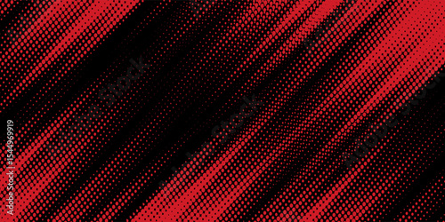 Halftone dots red and blue color pattern gradient grunge texture background. Dot pop art comic sport style vector illustration. modern background