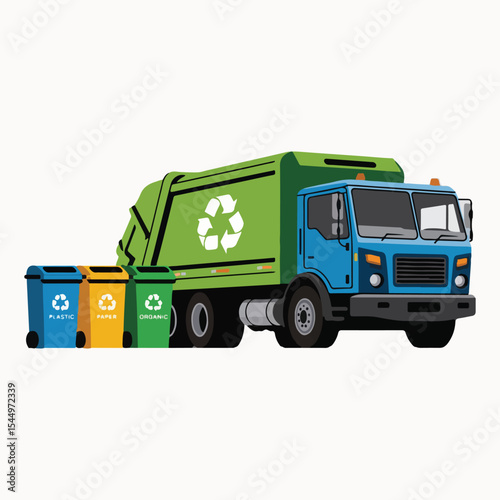 World Cleanup Day vector illustration showing diverse people collecting trash, recycling, planting trees, and caring for the Earth in solid colors for eco-friendly awareness campaigns.