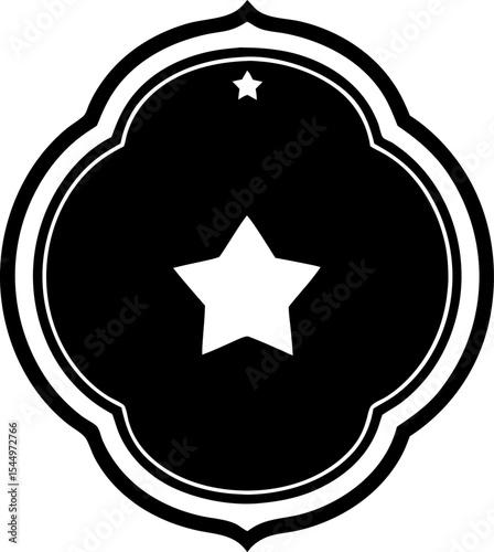 star shaped button