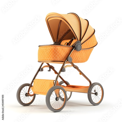 Vintage-Style Baby Stroller: Elegant Design for Modern Parents