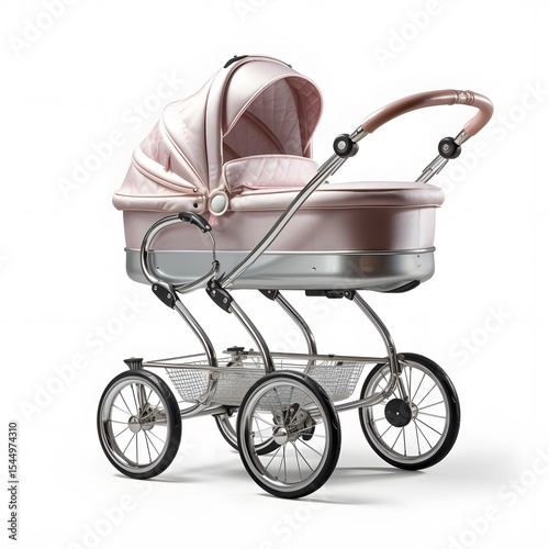 Luxury Baby Stroller: Elegant Design & Premium Features for Newborns