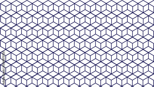 cubic background with seamless geometric pattern. 