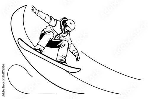 Extreme Snowboarding Action Design