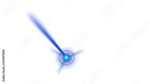 Blue Laser Beam Transparent Background
