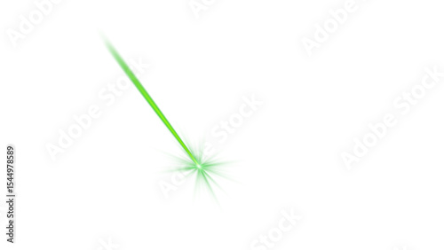 Green Laser Beam Transparent Background
