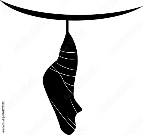 Cocoon logo vector illustration design template