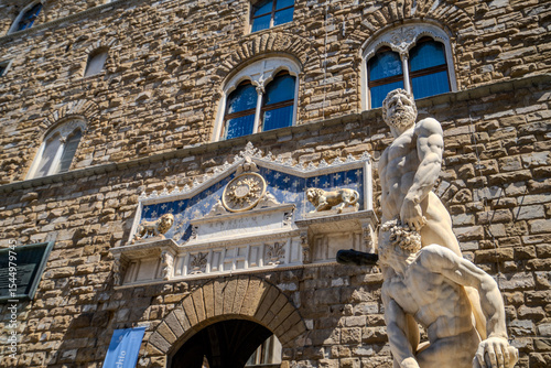 Palazzo Vecchio in Florence, sunny day