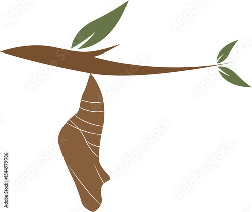 Cocoon logo vector illustration design template