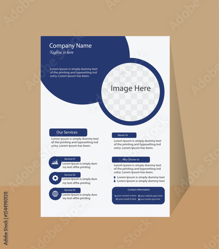 Business Flyer, Modern & Fully Editable  for Print and Digital Use