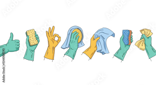 Cleaning Supplies and Techniques Illustrated Guide to Household Cleaning