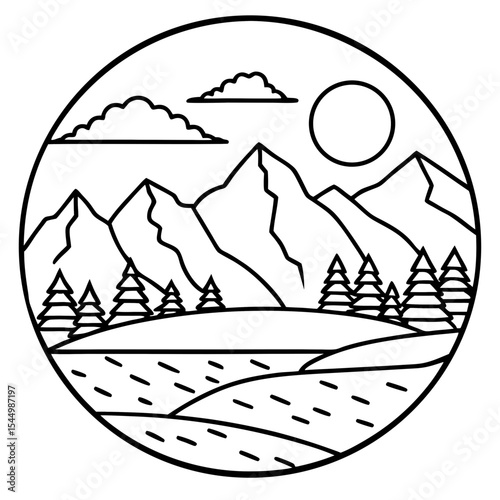 Calm Ridge Landscape