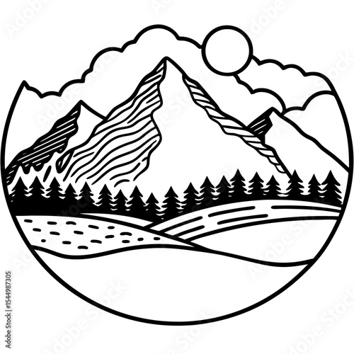 Calm Ridge Landscape