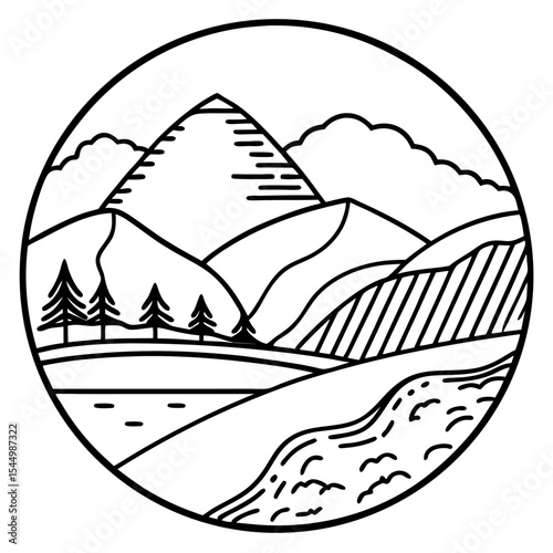 Calm Ridge Landscape