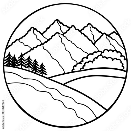 Calm Ridge Landscape