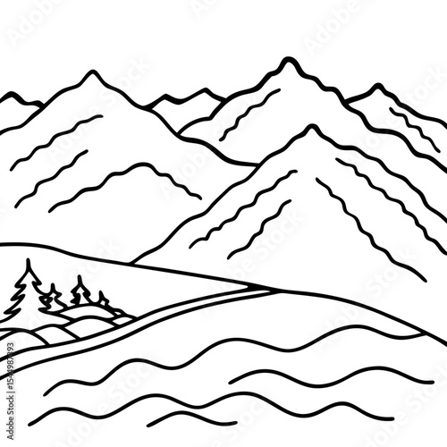 Calm Ridge Landscape