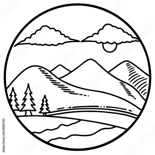 Calm Ridge Landscape