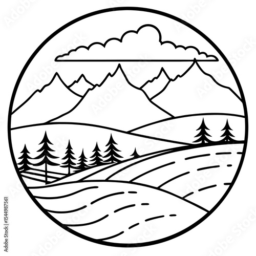 Calm Ridge Landscape