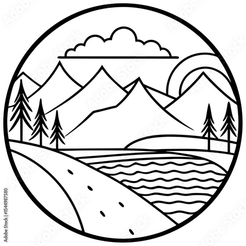 Calm Ridge Landscape