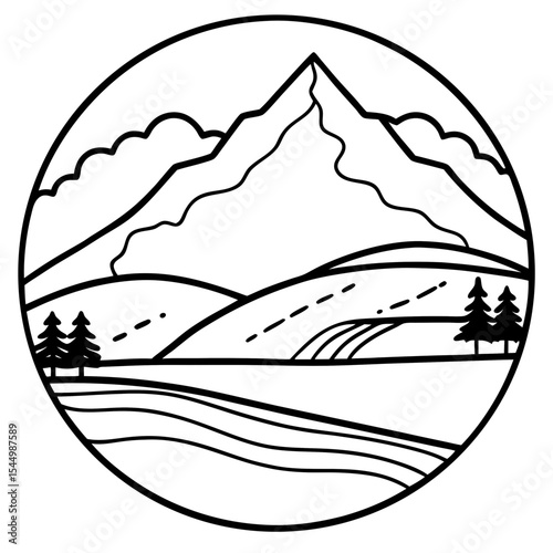Calm Ridge Landscape