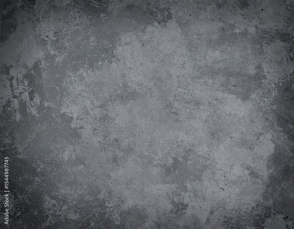 Fototapeta premium Dark Grunge Concrete Wall Texture with Scratches and Industrial Feel