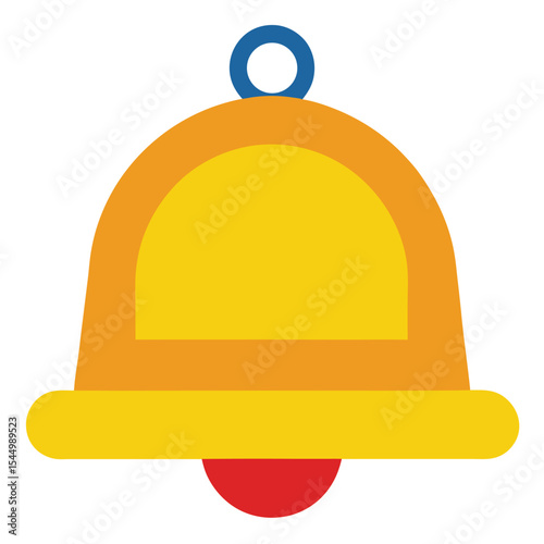 class-bell-vector-illustration-on-white-back. eps