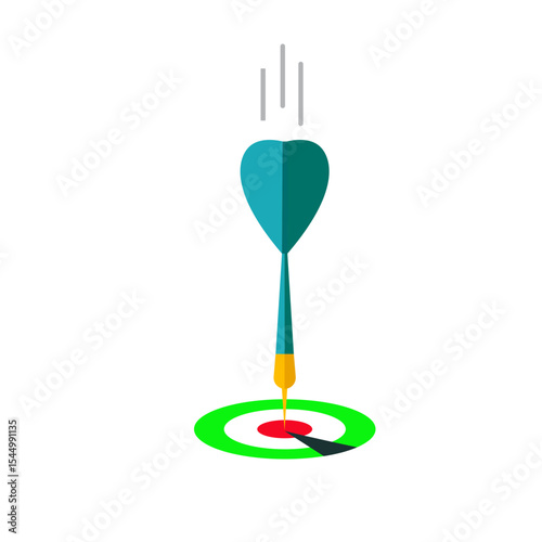 dart on target, vector