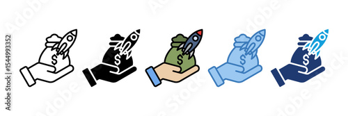 Venture Capital Icon Element For Design