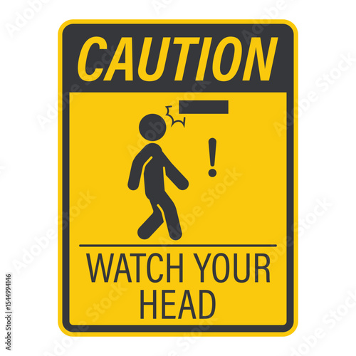 Isolated pictogram warning of fragile roof surface, cautioning workers to use body harness protection on thin and breakable areas